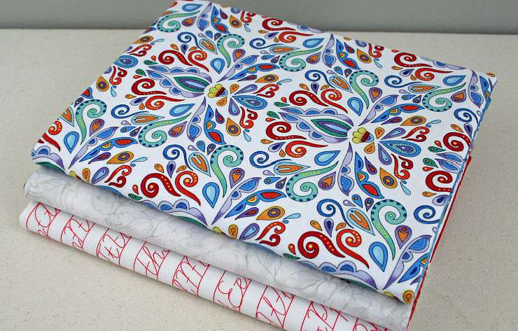 Printable Fabric Book Cover Tutorial PDF Pattern