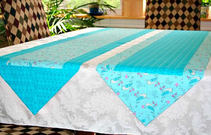 Printable One Hour Table Runner Tutorial PDF Pattern