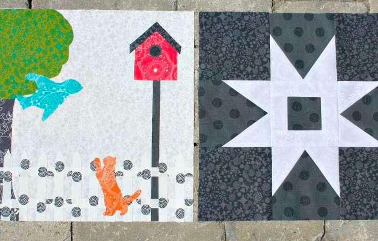 Coming Home Applique Quilt Block
