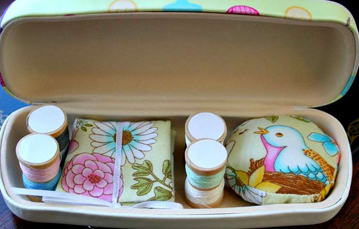 Printable Glasses Cases Sewing Kit Tutorial PDF Pattern