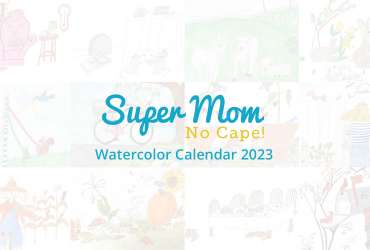 Water colour calendar image